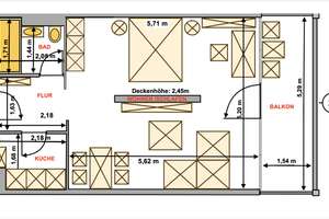 Großzügige und sehr schöne  1-Zimmer Wohnung in München-Schwabing, direkt vom Eigentümer – Leopoldastraße 206, 80804 Neufreimann, München – Vorschaubild 13