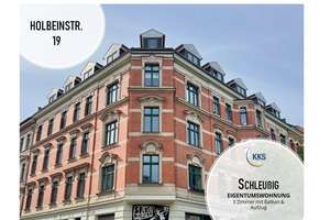 Schleußig! 3-Raum-WE mit Balkon und Aufzug