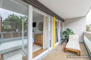Bezugsfrei! Helle, renovierte 4-Zimmer-Wohnung mit zwei Balkonen  - Karlsruhe / Oststadt – Die vollständige Adresse der Immobilie erhältst du vom Anbieter., 76131 Oststadt, Karlsruhe – Vorschaubild 4