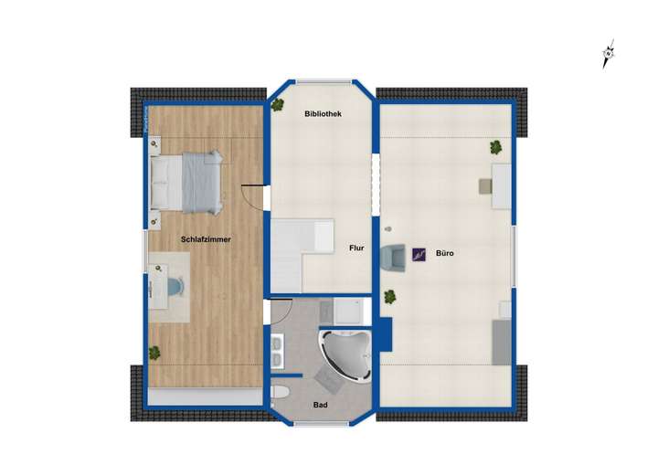 Grundriss Dachgeschoss