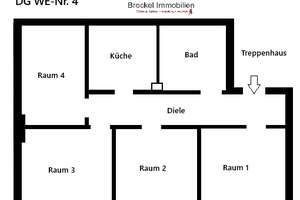Modernisierte 4,5-Zimmer-Wohnung im Dachgeschoss mit viel Licht! – Die vollständige Adresse der Immobilie erhältst du vom Anbieter., 45889 Bismarck, Gelsenkirchen – Vorschaubild 7
