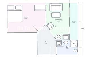 Tauschwohnung: Tausche 1,5-Zimmer-Wohnung zu 3-4 Zimmer in Potsdam