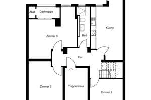 Charmante Maisonette-Wohnung mit Galerie, Balkon und Dachterrasse – Die vollständige Adresse der Immobilie erhältst du vom Anbieter., 45143 Altendorf, Essen – Vorschaubild 14