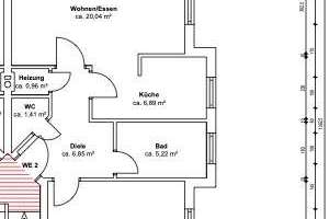 Gepflegte 2,5-Zimmer-Erdgeschosswohnung mit großzügiger Terrasse und TG-Stellplatz in Möhringen – 70567 Möhringen-Süd, Stuttgart – Vorschaubild 9