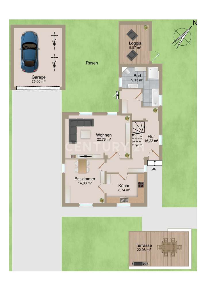 Grundriss Erdgeschoss