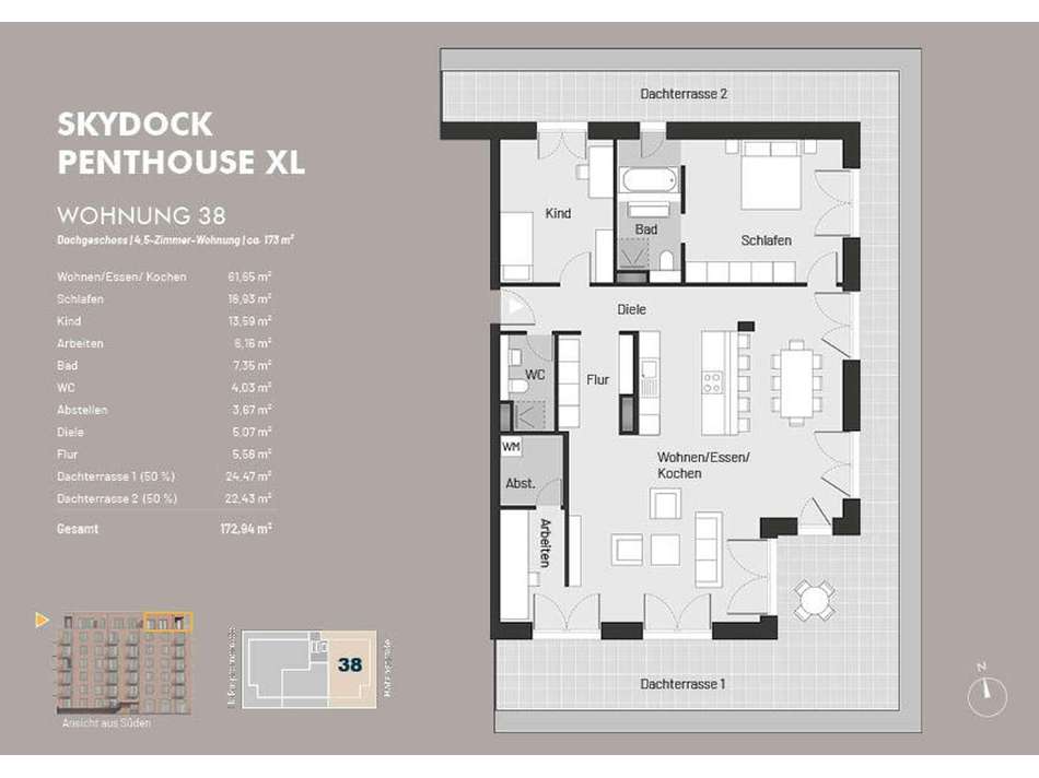 Grundriss WE 38