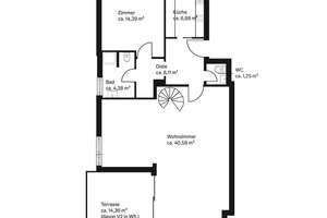 Charmante 3-Zimmer Erdgeschoßwohnung mit Souterrain und sonnigem Garten – Die vollständige Adresse der Immobilie erhältst du vom Anbieter., 81825 Gartenstadt Trudering, München – Vorschaubild 16
