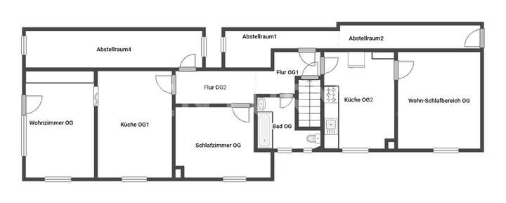 Grundriss Obergeschoss
