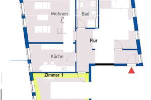 Großes helles Zimmer in 3er-WG + zentrale Lage + top Ausstattung – Humboldstraße 2, 86167 Lechhausen-West, Augsburg – Vorschaubild 7