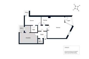 Eigentumswohnung in direkter Alsterlage – ideal für Wohnen und Arbeiten – Leinpfad 2, 22301 Winterhude, Hamburg – Vorschaubild 13