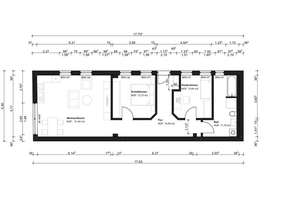 Wunderschöne 3-Raumwohnung mit offenem Wohnbereich – Wilhelmstraße 3, 18507 Grimmen – Vorschaubild 3