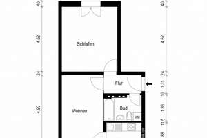 2-Raum-Wohnung mit Balkon in Brückfeld – 39114 Brückfeld, Magdeburg – Vorschaubild 3