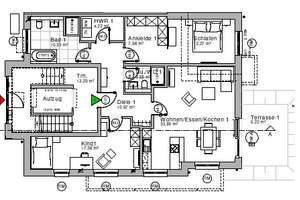 Wohnen wie im eigenen Haus – moderne 3-Zimmer-Wohnung mit Wintergarten und Privatgarten – Felderstr. 68, 51371 Rheindorf, Leverkusen – Vorschaubild 3