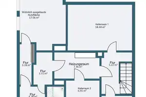 Reihenendhaus mit Garage, 173m² Wohnfläche zzgl. 73m² Nutzfläche im Keller auf 512m² Grundstück – Hannover – Vorschaubild 24