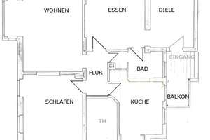 Altbauwohnung  – Die vollständige Adresse der Immobilie erhältst du vom Anbieter., 64297 Eberstadt, Darmstadt – Vorschaubild 6