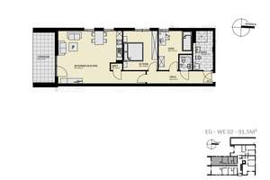 Wohnung 02 – 91,5 m² Erdgeschoss mit Terrasse – Frühlingstraße 32, 45133 Bredeney, Essen – Vorschaubild 3