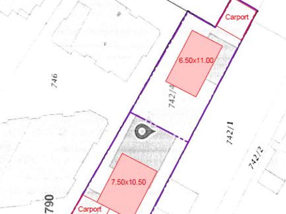 Lageplan Einfamilienhaus