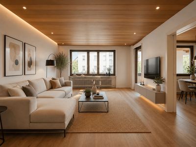 Toll geschnittene 4,5 Zimmer Wohnung mit Balkon + Wintergarten + Garage