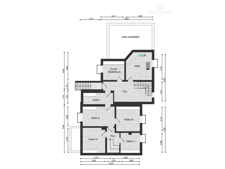 Grundriss Untergeschoss