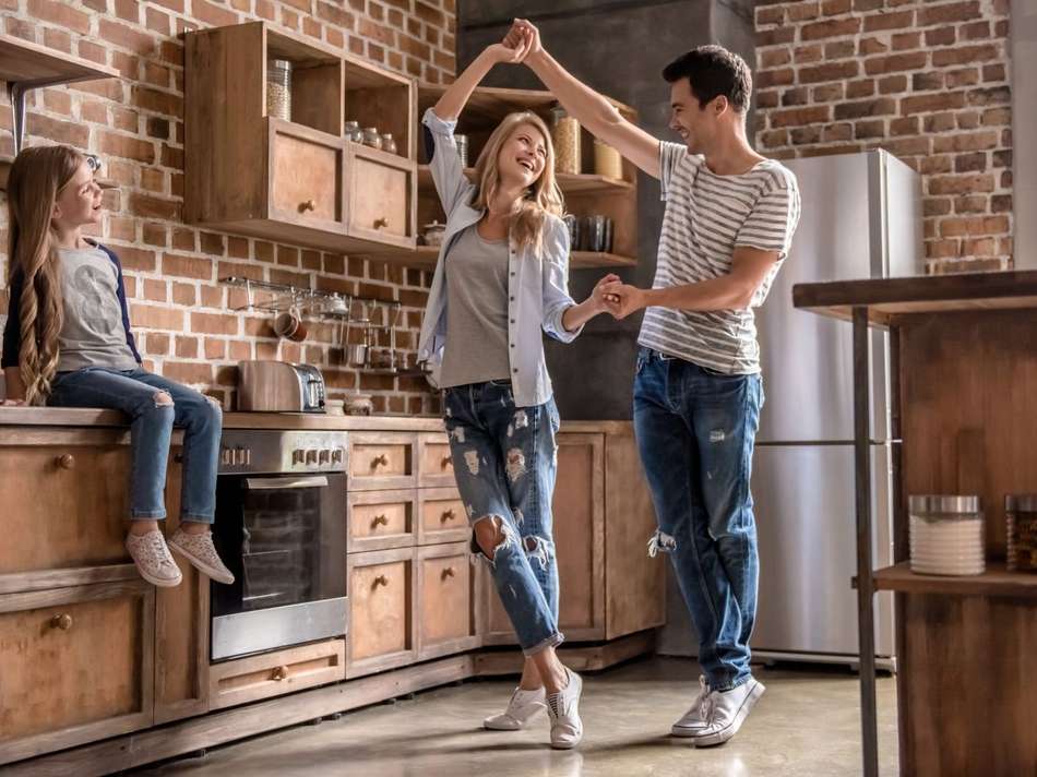 Familienglück in der Küche