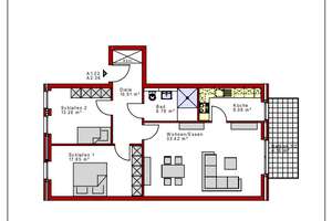 Moderne 3-Zimmer-Wohnung inklusive Tiefgaragenstellplatz in zentrumsnaher Lage von Münster – Wolbecker Straße 282a, 48155 Mauritz-Ost, Münster – Vorschaubild 6