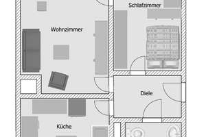 2-Zimmerwohnung mit Balkon in Frankfurt - Eschersheim | zur Miete – Hinter den Ulmen 24, 60433 Eschersheim, Frankfurt am Main – Vorschaubild 7