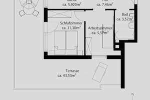 **Sonnige Penthouse Wohnung - wunderschön und bezugsfrei – mit separatem Gewerberaum / Einliegerapp. – Würmtalstraße 18, 81375 Neuhadern, München – Vorschaubild 22