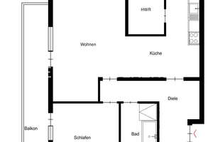 Charmante 2,5-Zimmer-Wohnung in begehrter Lage von Neu-Müngersdorf – Die vollständige Adresse der Immobilie erhältst du vom Anbieter., 50933 Müngersdorf, Köln – Vorschaubild 8