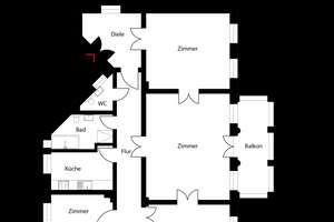 Historischer Charme in Bestlage – Beeindruckende Altbauwohnung mit Balkon – Die vollständige Adresse der Immobilie erhältst du vom Anbieter., 14469 Nauener Vorstadt, Potsdam – Vorschaubild 11