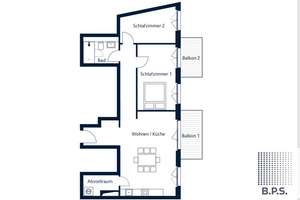 Helle 3 Zimmer Wohnung mit Balkon & Küche - 3 bedroom Apartment  with Balcony & Kitchen – Rummelsburgerstrasse 104, 10319 Friedrichsfelde, Berlin – Vorschaubild 11