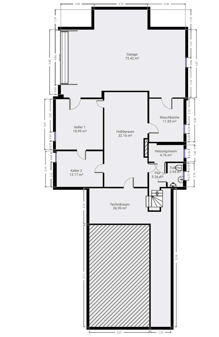 Grundriss UG