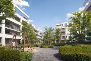 Großzügige 2-Zimmer Hochparterre Wohnung.- Stadtgärten am Henninger Turm – Wendelsweg 60, 60599 Sachsenhausen-Süd, Frankfurt am Main – Vorschaubild 12