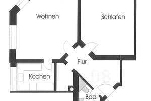 Helle 2 Zimmer Wohnung mit EBK – Klopstockstraße 38, 1157 Cotta (Stadtteil), Dresden – Vorschaubild 3