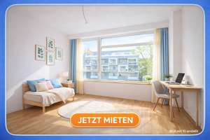 *** MICRO Loft * direkt am Clara Park * 1 Zimmer * 04/2026 * Fußbodenheizung * Parkett *** – Schwägerichenstraße 14, 4107 Zentrum-Süd, Leipzig – Vorschaubild 1