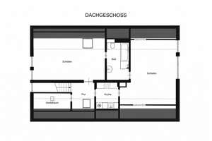 Helle 2,5-Zimmer-Dachgeschosswohnung mit Tageslichtbad – Garage optional – 40547 Niederkassel, Düsseldorf – Vorschaubild 3