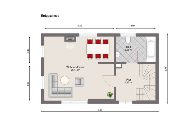 Grundriss Erdgeschoss