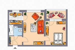 Bezugsfertige 2-Raum-Wohnung mit Weitblick – Bersarinstr. 46, 9130 Yorckgebiet, Chemnitz – Vorschaubild 2