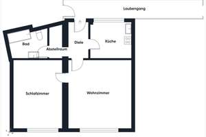 City-Rückzugsort: Helle 2-Zimmer-Wohnung in Hamm-Mitte – Die vollständige Adresse der Immobilie erhältst du vom Anbieter., 59065 Mitte, Hamm – Vorschaubild 12