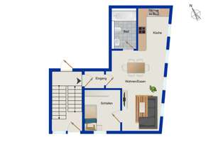 2-Zimmer-Eigentumswohnung mit Tiefgaragenstellplatz und sofort beziehbar in Mannheim-Käfertal – 68309 Käfertal, Mannheim – Vorschaubild 10