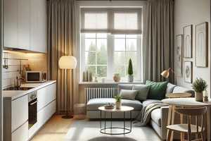 Hochwertiges, vollmöbliertes Apartment in zentraler Lage von Darmstadt – Darmstadt – Vorschaubild 3