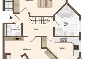 Exklusive Maisonettewohnung mit schöner Fernsicht über Dortmund – 44269 Berghofen, Dortmund – Vorschaubild 16