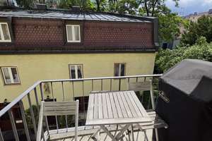 Zwischenmiete 12 Monate  - Möblierte 2 Zimmer mit Süd Balkon im Herzen Maxvorstadt – Schraudolphstraße 6, 80779 Am alten nördlichen Friedhof, München – Vorschaubild 2