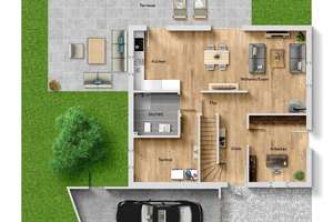 Neubau in KFW 40 Ausführung. – Die vollständige Adresse der Immobilie erhältst du vom Anbieter., 74397 Pfaffenhofen – Vorschaubild 4
