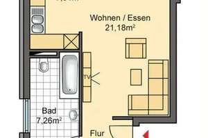 Kapitalanlage  - Helle 2 Zimmer Lifestyle Wohnung - Balkon mit Weitblick - Citylage – 63071 Friedrichsweiher, Offenbach am Main – Vorschaubild 10