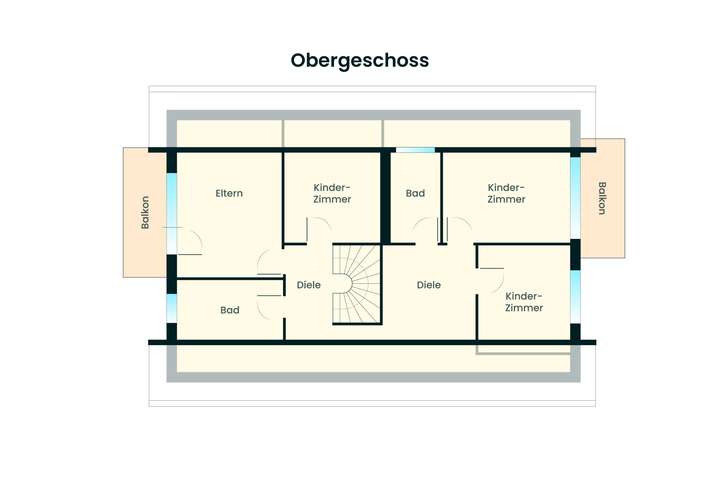 Grundriss Obergeschoss