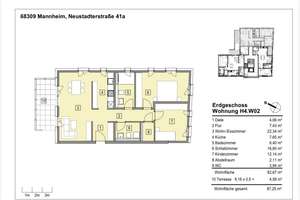 3-Zimmer-Wohnung in Mannheim Käfertal – Neustadter Straße 41a, 68309 Käfertal, Mannheim – Vorschaubild 24