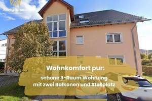 Wohnkomfort pur: 3-Raum-Wohnung mit zwei Balkonen in Jena Ammerbach