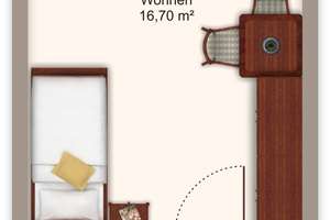 Vermietete 1-Zimmer-Wohnung in MHH Nähe! – Nußriede 19, 30627 Groß-Buchholz, Hannover – Vorschaubild 6