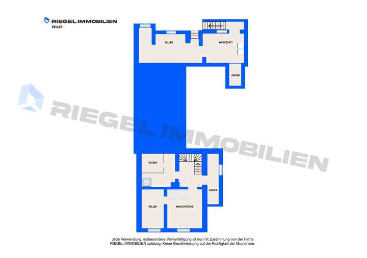 Grundriss Kellerbereiche