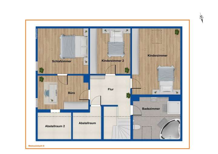 Grundriss DG - Wohneinheit II